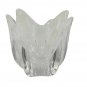 Orrefors Belle Tulip Crystal Bowl Jan Johansson Six-Point Clear Swedish Design