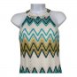Candies XS Womens Chevron Halter Dress Multicolor Crochet Texture