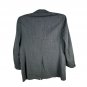 Christian Brooks Mens Blazer 46R Dark Gray Pinstripe Wool Blend Two-Button