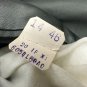 Christian Brooks Mens Blazer 46R Dark Gray Pinstripe Wool Blend Two-Button