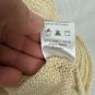 Easel Beige Distressed Knit Sweater Size Small Acrylic/Nylon Blend