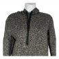 Fabletics Womens XS Marled Black & Gray Long Sleeve Heathered Hoodie Pullover