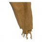 Shein Womens Distressed Turtleneck Sweater Size M Camel Acrylic Blend Knit Top