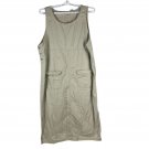 Mountain Lake II Womens Sleeveless Beige Cotton Casual Utility Dress Size 2X Mountain Lake II Womens Sleeveless Beige Cotton Casual Utility Dress Size 2X