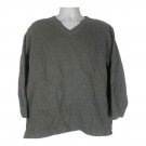 Geoffrey Beene Sport Mens Grey V-Neck Sweatshirt Size L  Casual Wear