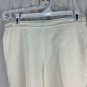 Alfred Dunner Womens Petite 10P Elastic Waist Straight Leg Pants Cream