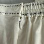 Alfred Dunner Womens Petite 10P Elastic Waist Straight Leg Pants Cream