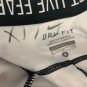 Nike Womens Dri-FIT Running Tights Size S White & Black Pattern Athletic Fit