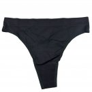 Grankee Womens Black Seamless Thong Size S Nylon/Spandex Fabric Blend