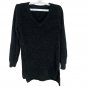 APT.9 Womens Black V-Neck Sweater Medium Casual Long Sleeve Soft Knit