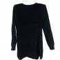 APT.9 Womens Black V-Neck Sweater Medium Casual Long Sleeve Soft Knit