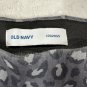 Old Navy Womens Leopard Print Leggings Gray Stretch Size Small Casual Wear