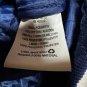 Basic Editions Womens XL Quilted Vest Navy Blue Sleeveless Zip Front