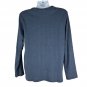 Covington Mens Knit Pullover Sweater Size Medium Ribbed Vneck Blue Long Sleeve