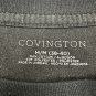 Covington Mens Knit Pullover Sweater Size Medium Ribbed Vneck Blue Long Sleeve