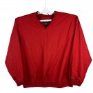 Izod XFG Mens Pullover Windbreaker Jacket Red XL Lightweight Casual Nylon Shell