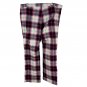 Old Navy Plaid Lounge Pajama Pants L Elastic Waistband Red White Blue Pattern