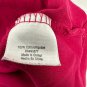 St. Johns Bay Womens T-Shirt Medium Short-Sleeve Solid Red Casual Top