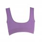 Seamless Light Purple Sports Bra S 92% Nylon 8% Elastane Stretch