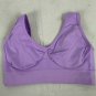 Seamless Light Purple Sports Bra S 92% Nylon 8% Elastane Stretch