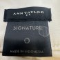 Ann Taylor Signature Womens Pants Size O Cream Slim Fit Cotton Blend Stretch