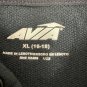 Avia Black Hoodie Long Sleeve Crossover Back Womens XL Drawstring Neck Stretch