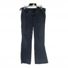 Newport News Womens 7/8 Petite Skinny Pants Charcoal Straight Leg Stretch