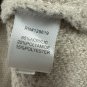 Allie Rose Womens Long Cardigan Sweater Hooded Beige L Pockets Casual JSW9192