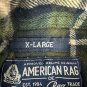 American Rag Mens Green Plaid Button-Up Shirt Size XL Long Sleeve Casual
