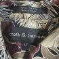 Croft & Barrow Mens Hawaiian Shirt LT Tropical Leaf 100% Rayon Short Sleeves