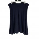 Ann Taylor LOFT Navy Blue Knit Flowy A-Line Skirt M Rayon Blend Womens Ann Taylor LOFT Navy Blue Knit Flowy A-Line Skirt M Rayon Blend Womens