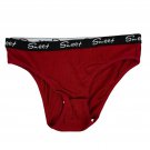 Sweet Womens Red Ribbed Bikini Panty S Viscose & Elastane