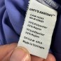 Greys Anatomy By Barco Womens Scrub Top M Blue V-Neck 2 Pockets