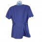 Greys Anatomy By Barco Womens Scrub Top M Blue V-Neck 2 Pockets