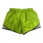 Under Armour XS HeatGear Neon Green Polka Dot Athletic Shorts For Youth Boys