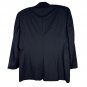 Austin Reed Dillards Mens 46L Two Button Blazer Black Pinstripe Pure Wool