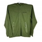 Pink Dolphin Mens Size XXL Olive/Black Zip-Up Hoodie