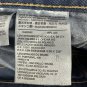 Levis 505 Mens Blue Jeans 38x30 Cotton Denim Frayed Hem Classic Fit