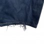 Levis 505 Mens Blue Jeans 38x30 Cotton Denim Frayed Hem Classic Fit