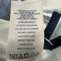 Chaps Mens White Striped Polo Shirt Size M Cotton Short Sleeve Casual Classic