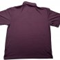Grand Slam Golf Mens Polo Shirt Size L Purple & Black Colorblock 100% Polyester