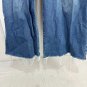 Time And Tru Womens High Rise Frayed Hem Denim Jeans Size 18 Dark Wash Stretch