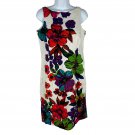 Jones New York Floral Sleeveless Dress Size 4 Cotton/Spandex Blend Jones New York Floral Sleeveless Dress Size 4 Cotton/Spandex Blend