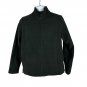 Natural Reflections Mens Black Full Zip Fleece Jacket Medium