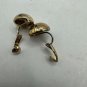 Gold-Tone Round Clip-On Earrings
