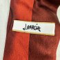 Jerry Garcia Collection 100 Percent Silk Red Abstract Design Necktie