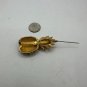 Vintage Gold-Tone Pineapple Brooch Pin