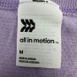 All In Motion Purple Womens Medium Athletic Tank Top Scoop Neck Lightweight