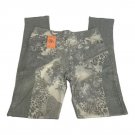 GM Floral Print Womens Stretch Panel Pants S/M Gray & White GM Floral Print Womens Stretch Panel Pants S/M Gray & White