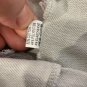 GM Floral Print Womens Stretch Panel Pants S/M Gray & White